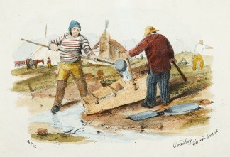 Cradling Forrest Creek. [Castlemaine] Australiana (General)