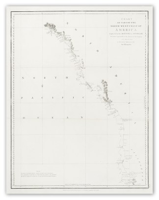 Chart of Part of the North West Coast of… United States