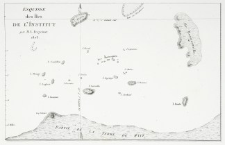 Esquisse des Iles De L’Institut pa… Baudin & Freycinet