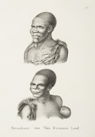 Bewohner von Van Diemens Land. [1. Grou-… First Nations History