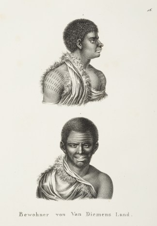 Bewohner von Van Diemens Land. [1. Parab… First Nations History