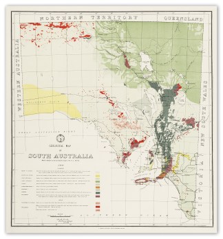 Geological Map of South Australia. South Australia