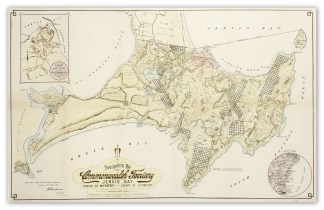 Topographical Map of Commonwealth Territ… Wall Maps