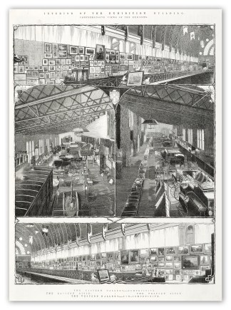 Interior of the Exhibition Building, Com… Sydney