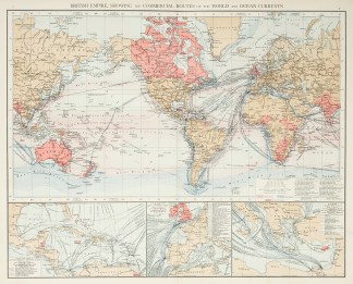 British Empire, Showing the Commercial R… WORLD