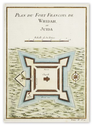 Plan du Fort Francois de Whidah ou Juida… AFRICA