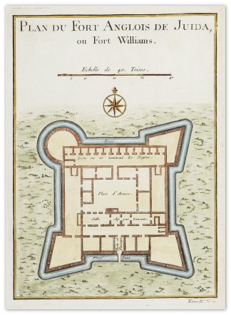 Plan du Fort Anglois de Juida, ou Fort W… AFRICA