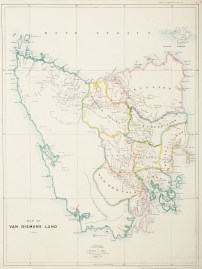 Map of Van Dieman's Land.