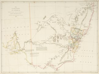 Map of the South East Portion of Austral… New South Wales