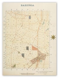 Barunga - Antique Map from 1891