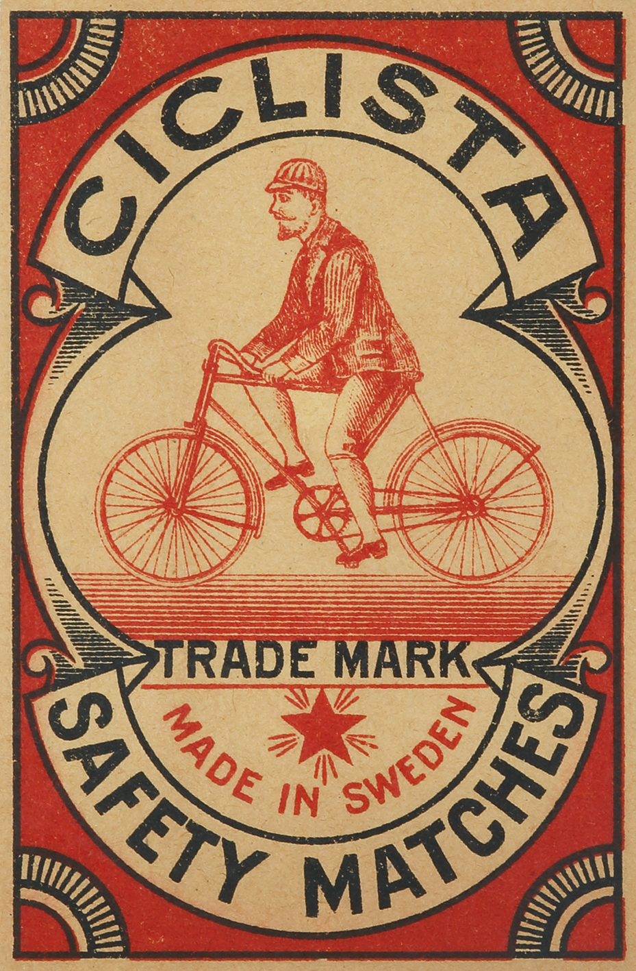 Ciclista [Cycling] - Antique Print from 1910