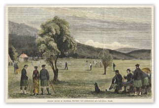 A Cricket Match at Balmoral Between the … Cricket A Cricket Match at Balmoral Between the … Cricket