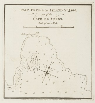 Port Praya in the Island of St. Jago, on… Captain Cook