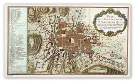 Plan de la Ville et Cite de St. Francois de Quito.