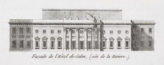 Façade de l’Hôtel de Salm, (côte d… France & Monaco