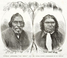 Victorian Aborigines-"Old Cotton" and his Lubra