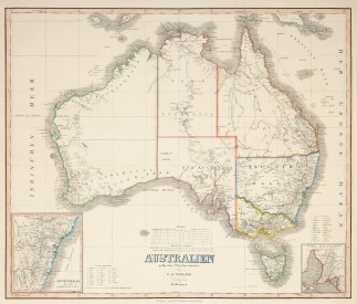 Australien in Mercators Projection entwo… Australia (General)