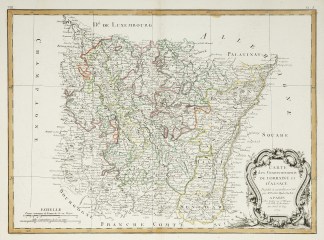 Carte des Gouvernements de Lorraine et D… France