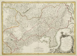 Carte de la Tartarie Chinoise. Projettee et assujiettie aux observations Astronomiques per M.Bonne...1771