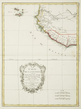 Carte de La Guinee, contenant les Isles … Africa Countries