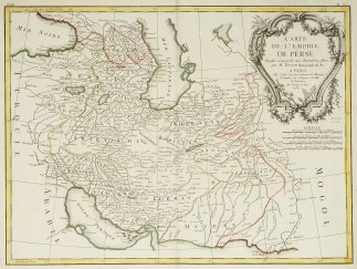 Carte de L’Empire de Perse. Projet… MIDDLE EAST