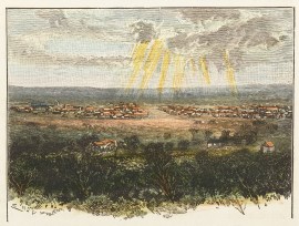 Township of Broken Hill from the Mine.