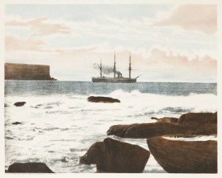 Departure of H.M.S “Nelson.” Sydney