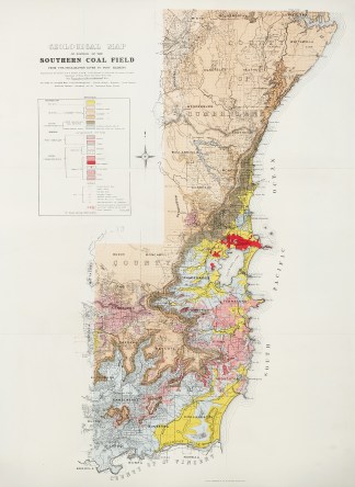 Geological Map of Portion of the Souther… New South Wales