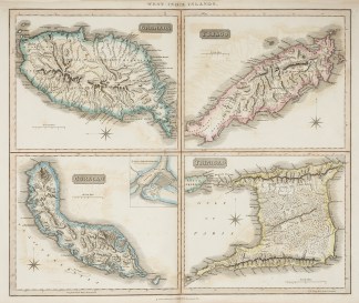 West India Islands. Grenada. Tobago. Tri… Caribbean & Central America