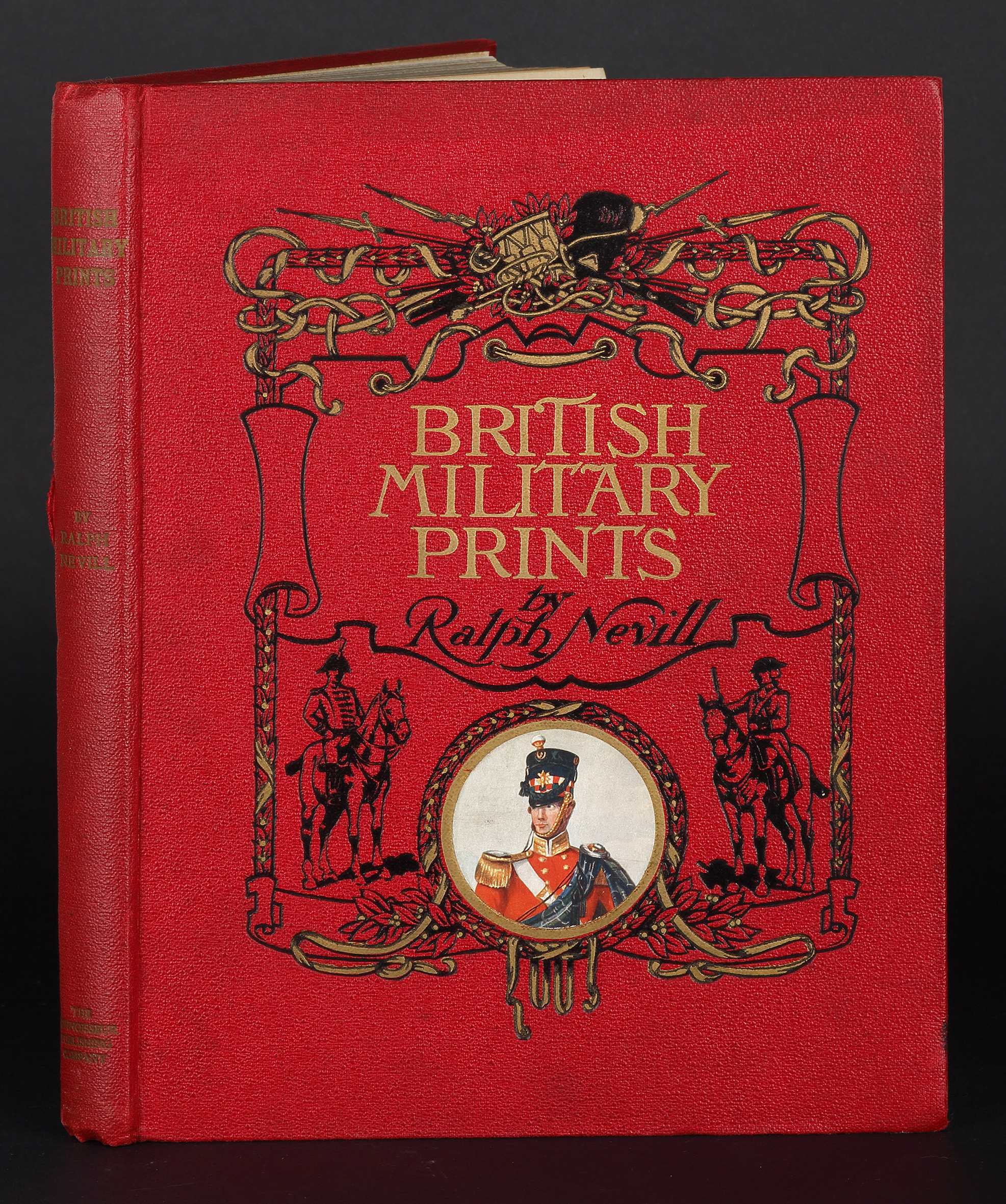 British Military Prints. - Antique Book from 1909