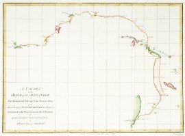A Chart of The Track of the Alexander on Her Homeward Package from Port Jackson, East Coast of new South Wales to Batavia; Performed in the Year 1788 under the Direction of lieut. John Shortland.