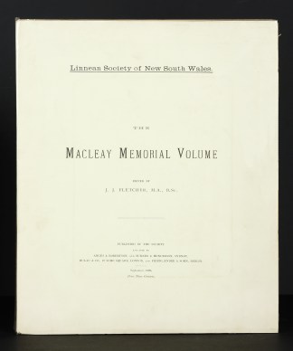 Linnean Society of New South Wales. The … RARE BOOKS
