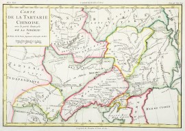 Carte de la Tartarie Chinoise, avec la partie limt… Central Asia