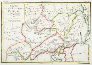 Carte de la Tartarie Chinoise, avec la p… Central Asia
