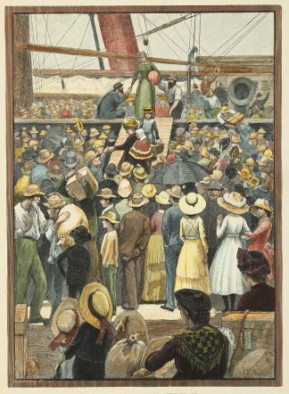 Emigrants Landing in Queensland. Australiana (General)