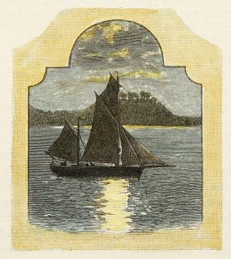 Garden Island by Moonlight. Sydney