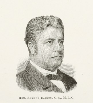 Hon.Edmund Barton.Q.C,M.L.C. Australian