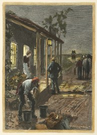 The Hay Coach: A Night Halt. General - Australiana