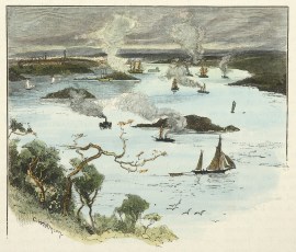 Sydney Harbour from the South Heads. Sydney