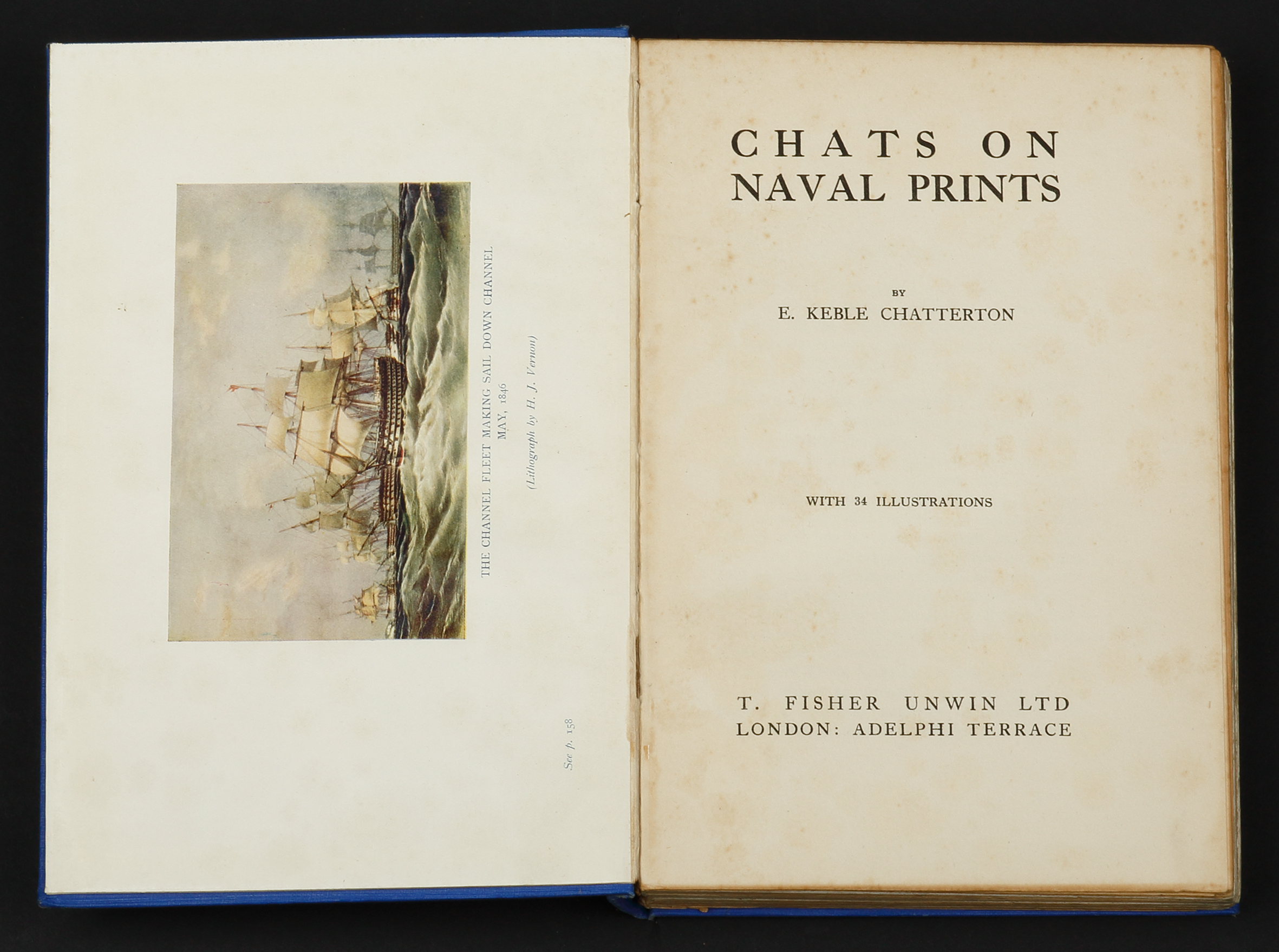 Chats on Naval Prints - Vintage Book from 1926