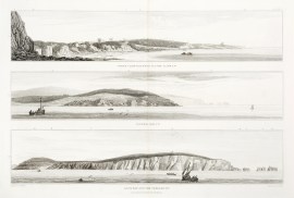 No.1. White Cliff Bay, from Culver Cliff, I.W. No.2. Colwell Bay I.W. No.3. Alum Bay and the Needles, I.W.