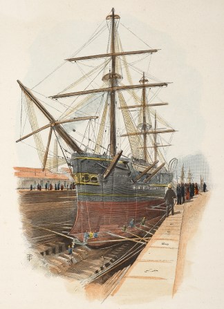 The Alfred Graving Dock. Melbourne