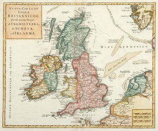 Nuova Carta dell’Isole Britanniche… BRITISH ISLES