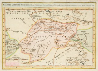 Carte de la petite Bucharie et pays vois… China