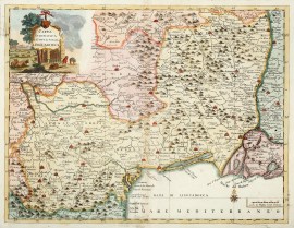 Carta Geografica del Governo della Linguadocca