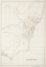 Map of New South Wales.