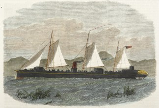 Iron Gun-Boat Built at Sydney, Australia… SHIPS & YACHTS