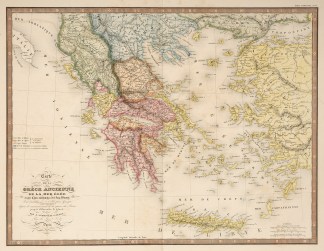 Carte de L’Asie Ancienne de la Gre… Balkans & Greece