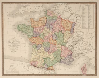 Carte de France Par Provinces …. France