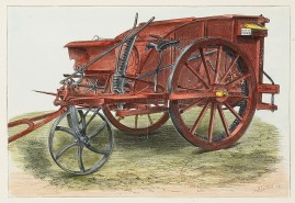 Side View of Reaping Machine Showing How Speed is … General - Australiana